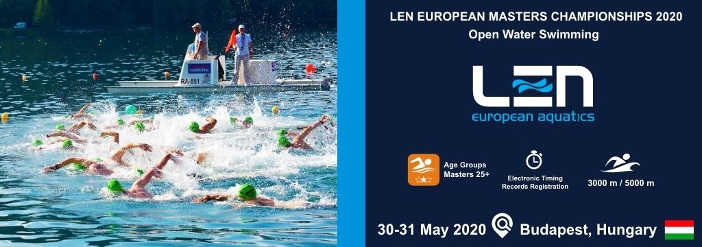 LEN European Masters Championships 2020, European Masters Open Water Swimming Championships 2020, Open Water Masters Swimming Championships 2020, Swim.by